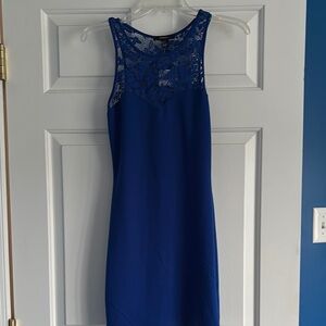 Forever 21 Royal Blue Lace Top Dress size s nwt